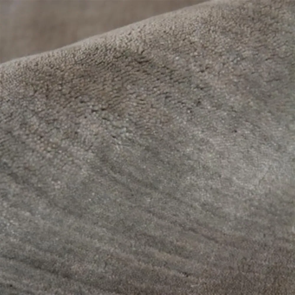 Seth 14'x18' Solid Rug - Dark Taupe, Wool Bamboo Silk