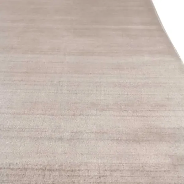 Seth 9'x12' Solid Rug - Dark Tan, Wool Bamboo Silk