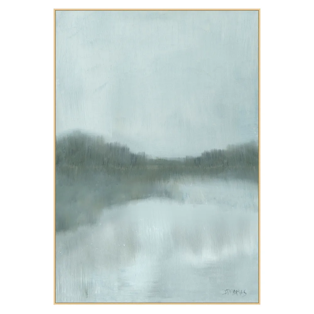 Sevelle French Country Landscape Painting - Blue, Canvas image