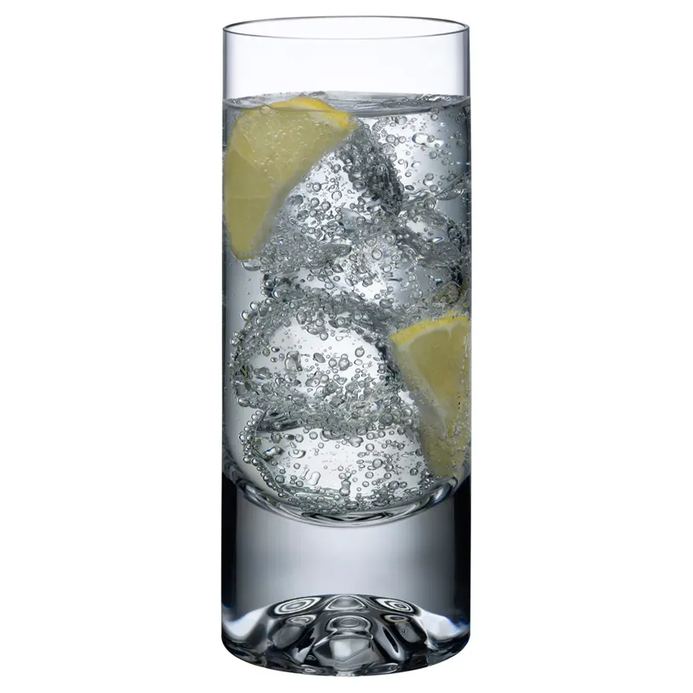 Shade High Ball Glass Set of 4 - Clear, Crystal