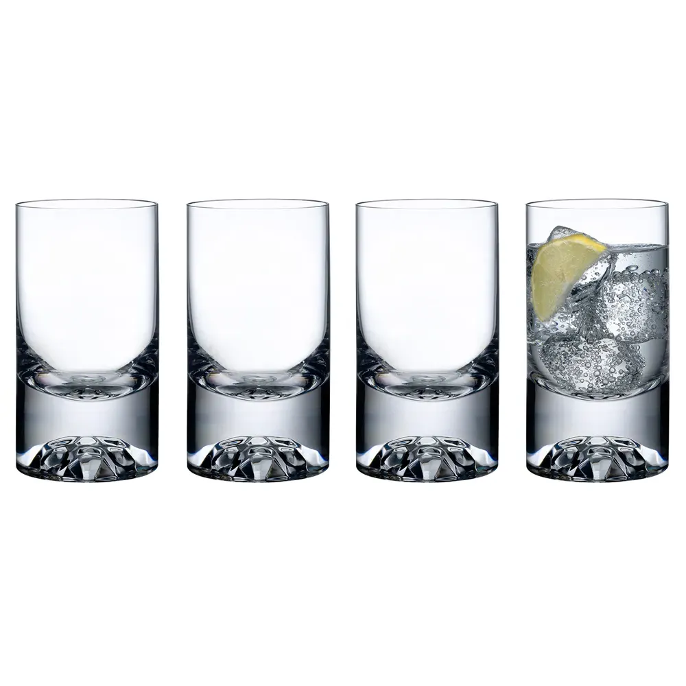 Shade Low Ball Glass Set of 4 - Clear, Crystal