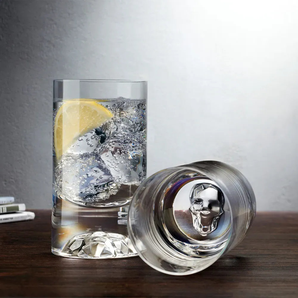 Shade Low Ball Glass Set of 4 - Clear, Crystal