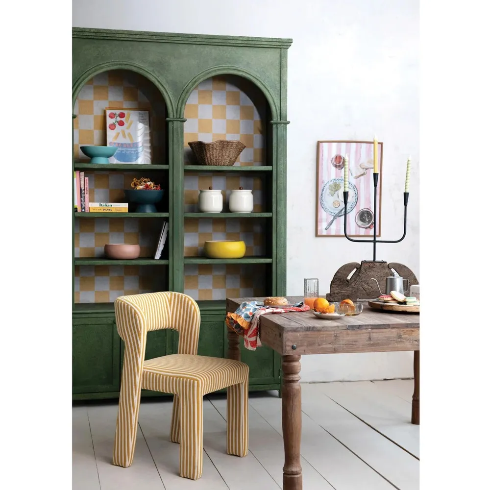 Shania Square Dining Table - Brown, Reclaimed Wood