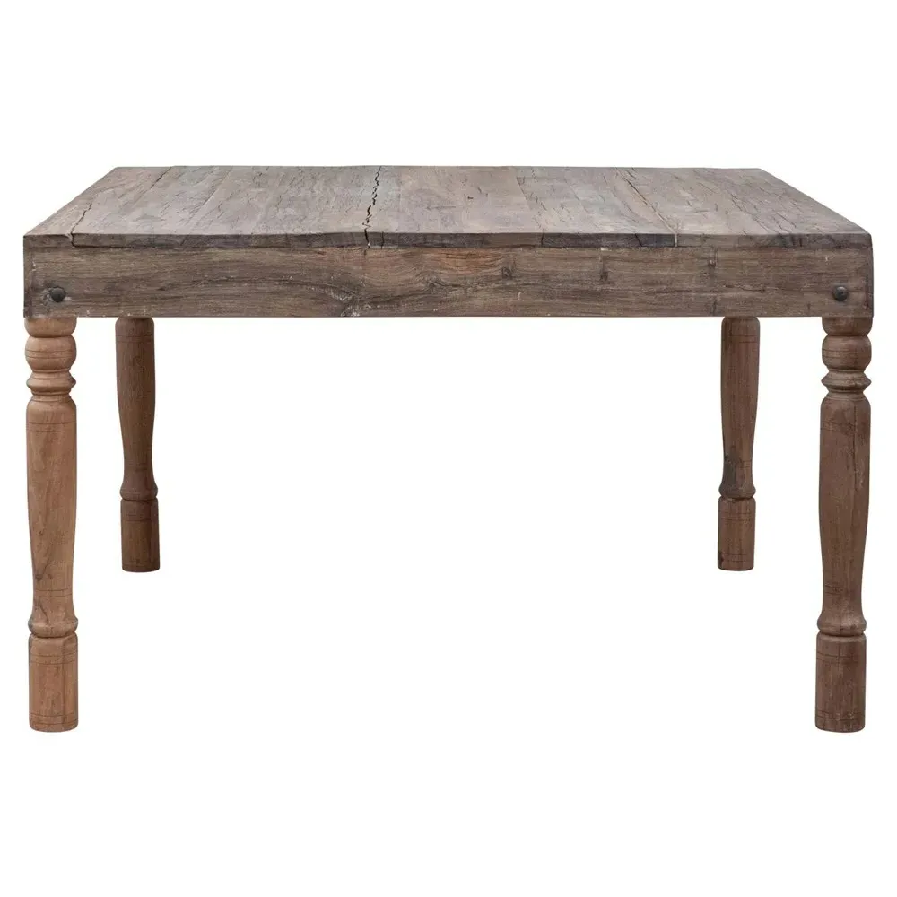 Shania Square Dining Table - Brown, Reclaimed Wood image