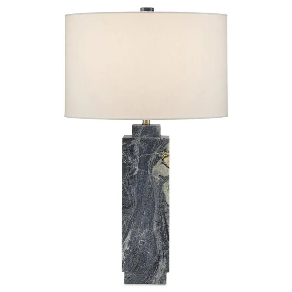 Sharina Table Lamp - Grey, Jade Marble