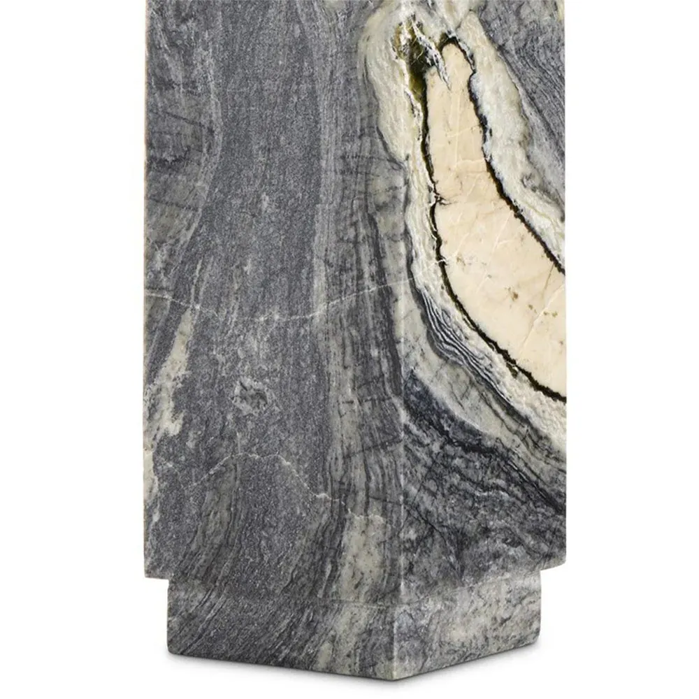 Sharina Table Lamp - Grey, Jade Marble