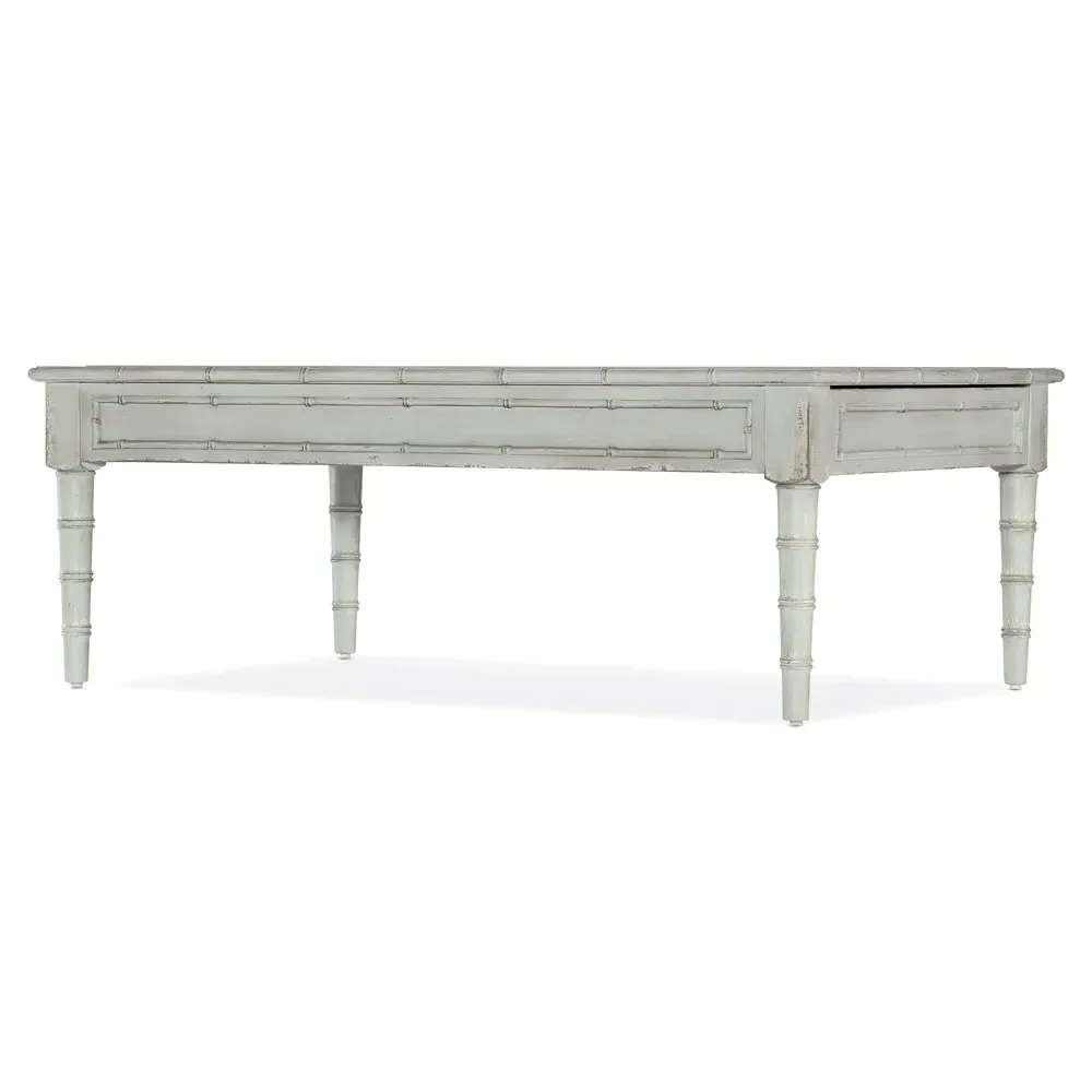 Sharise Rectangular Coffee Table - Light Blue, Maple