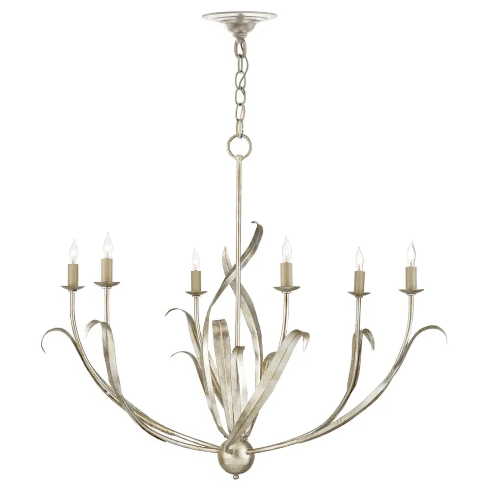 Sharon Small Candle Style Chandelier - Silver, Iron image