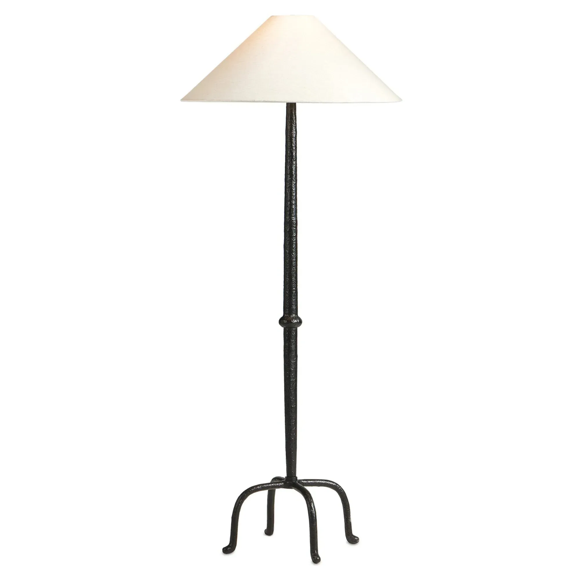 Shaun Mid Century Floor Lamp - Black, Aluminum