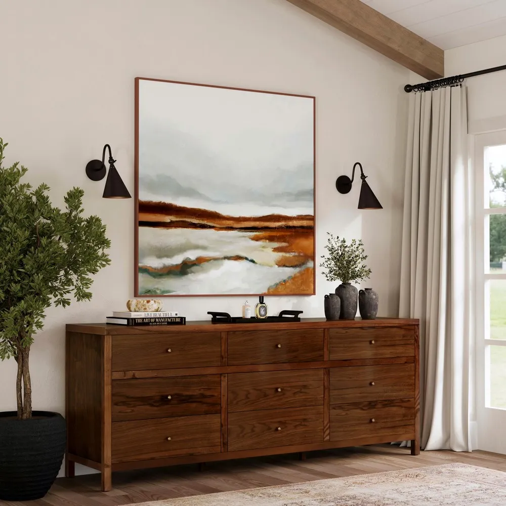 Shay Dresser - Dark Brown, Acacia Wood