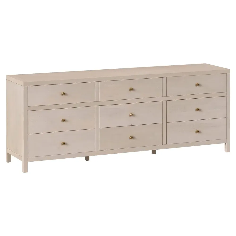 Shay Dresser - Taupe, Acacia Wood