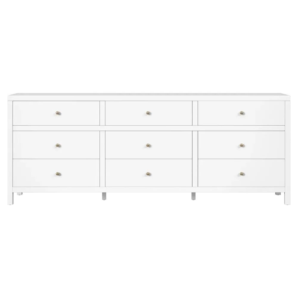 Shay Dresser - White, Acacia Wood