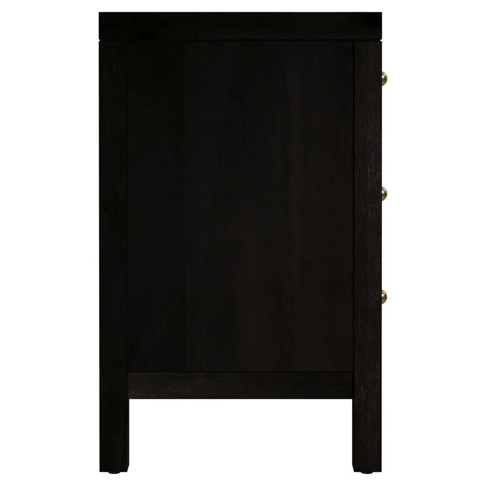 Shay Nightstand - Antique Coffee, Acacia Wood