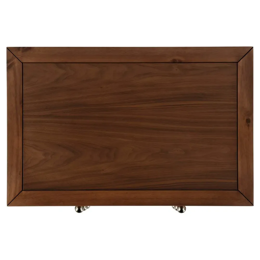 Shay Nightstand - Dark Brown, Acacia Wood