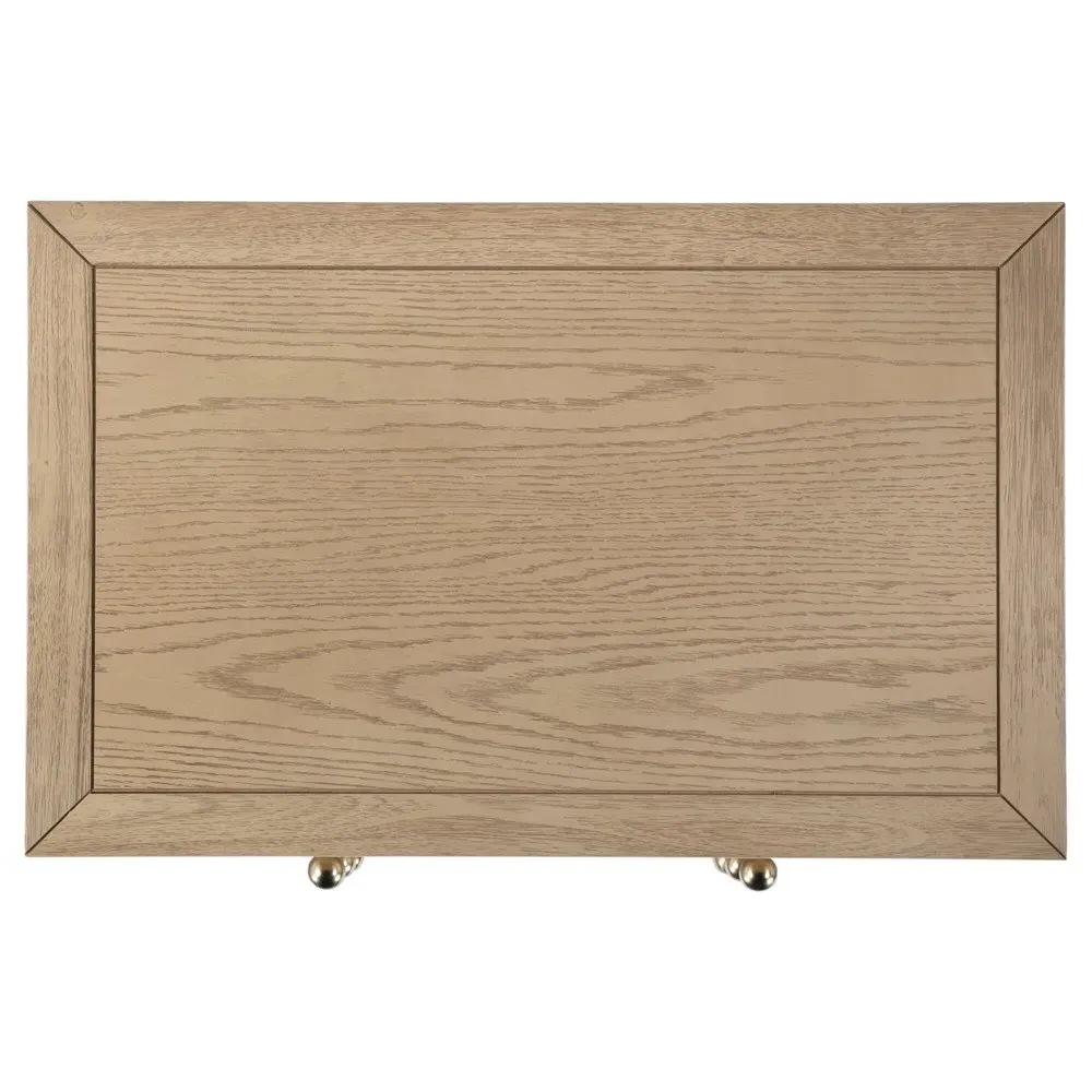 Shay Nightstand - Light Brown, Acacia Wood