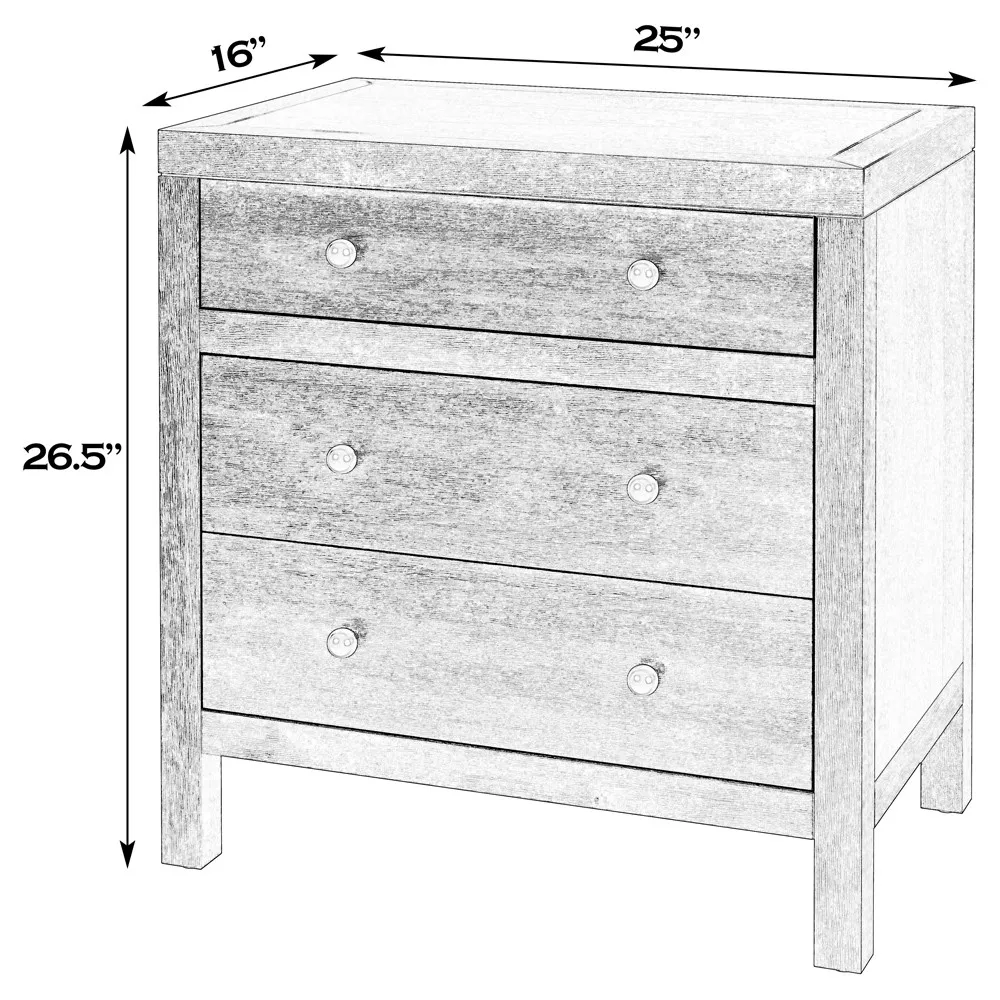 Shay Nightstand - Sage Green, Acacia Wood
