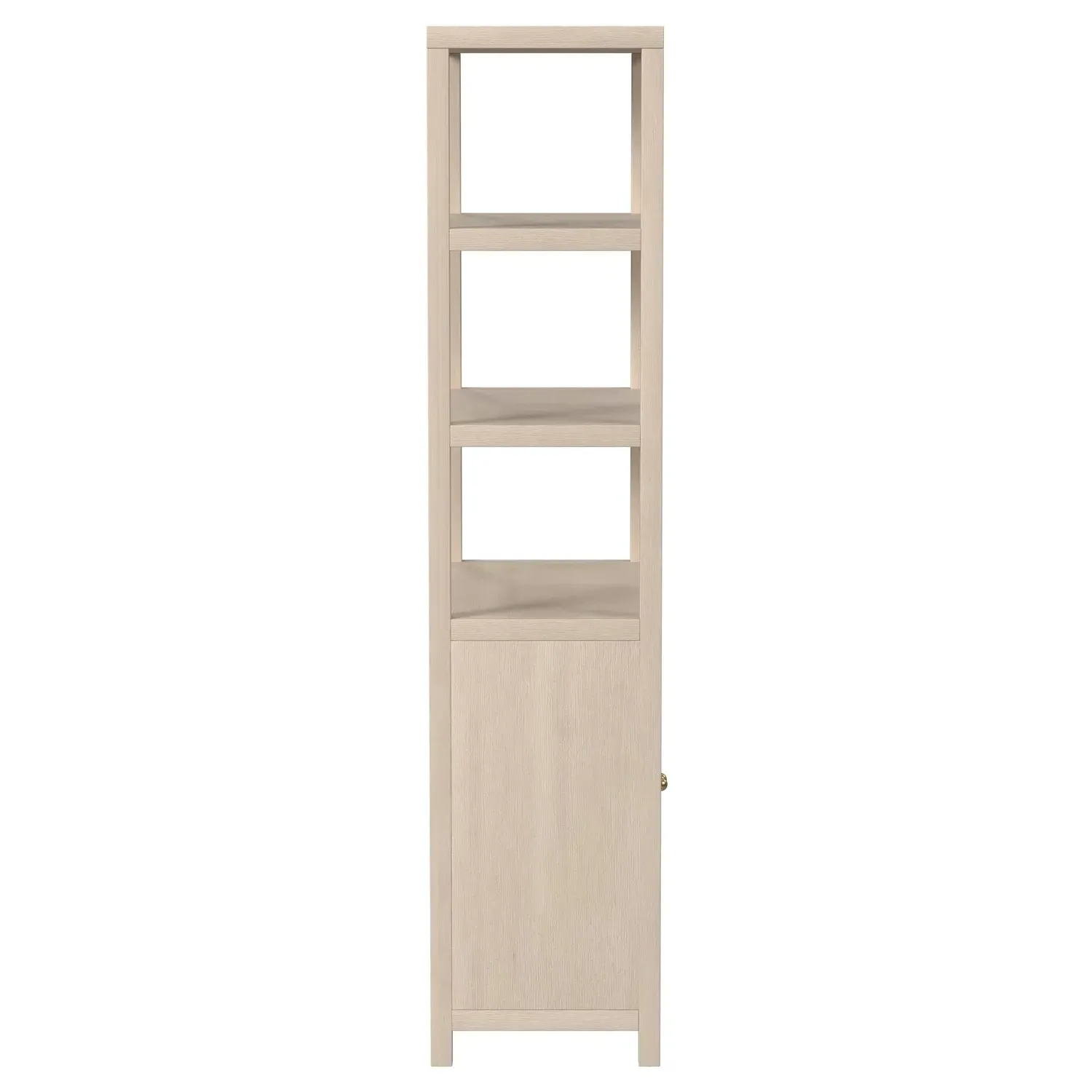 Shay Wood Bookcase - Taupe