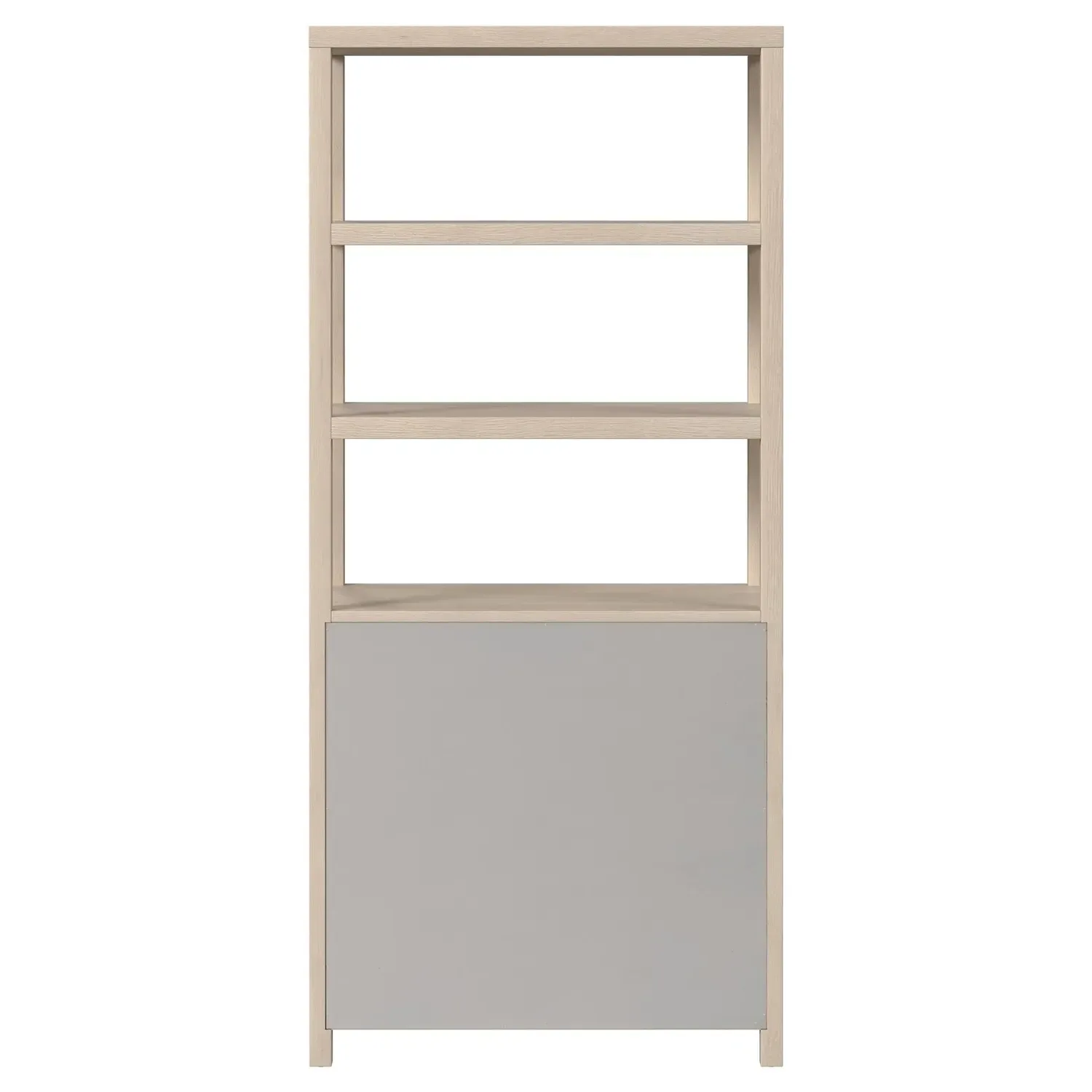 Shay Wood Bookcase - Taupe