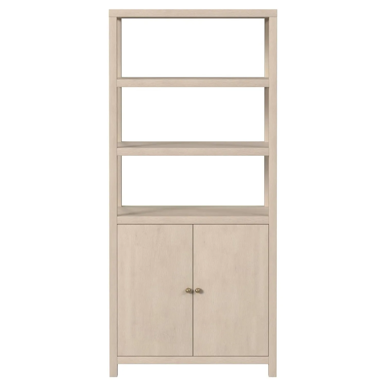 Shay Wood Bookcase - Taupe image
