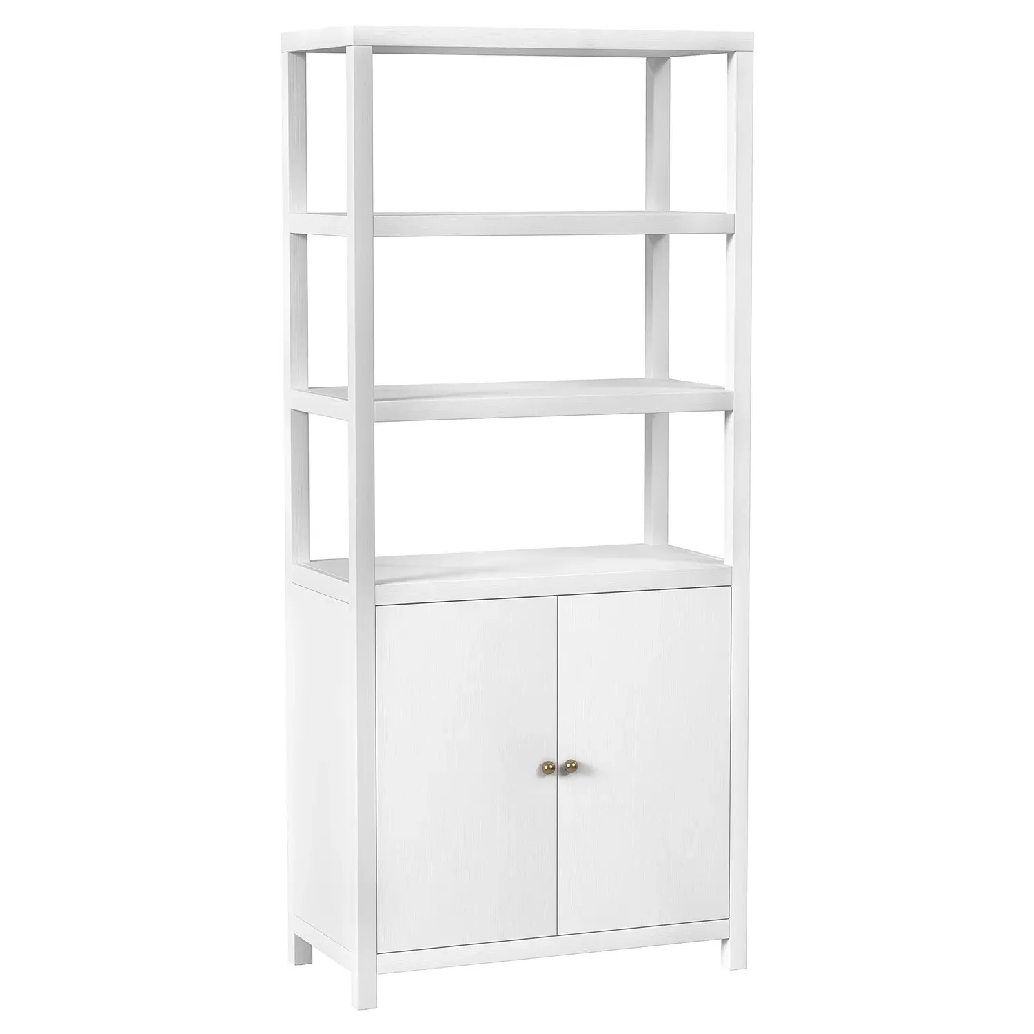 Shay Wood Bookcase - White