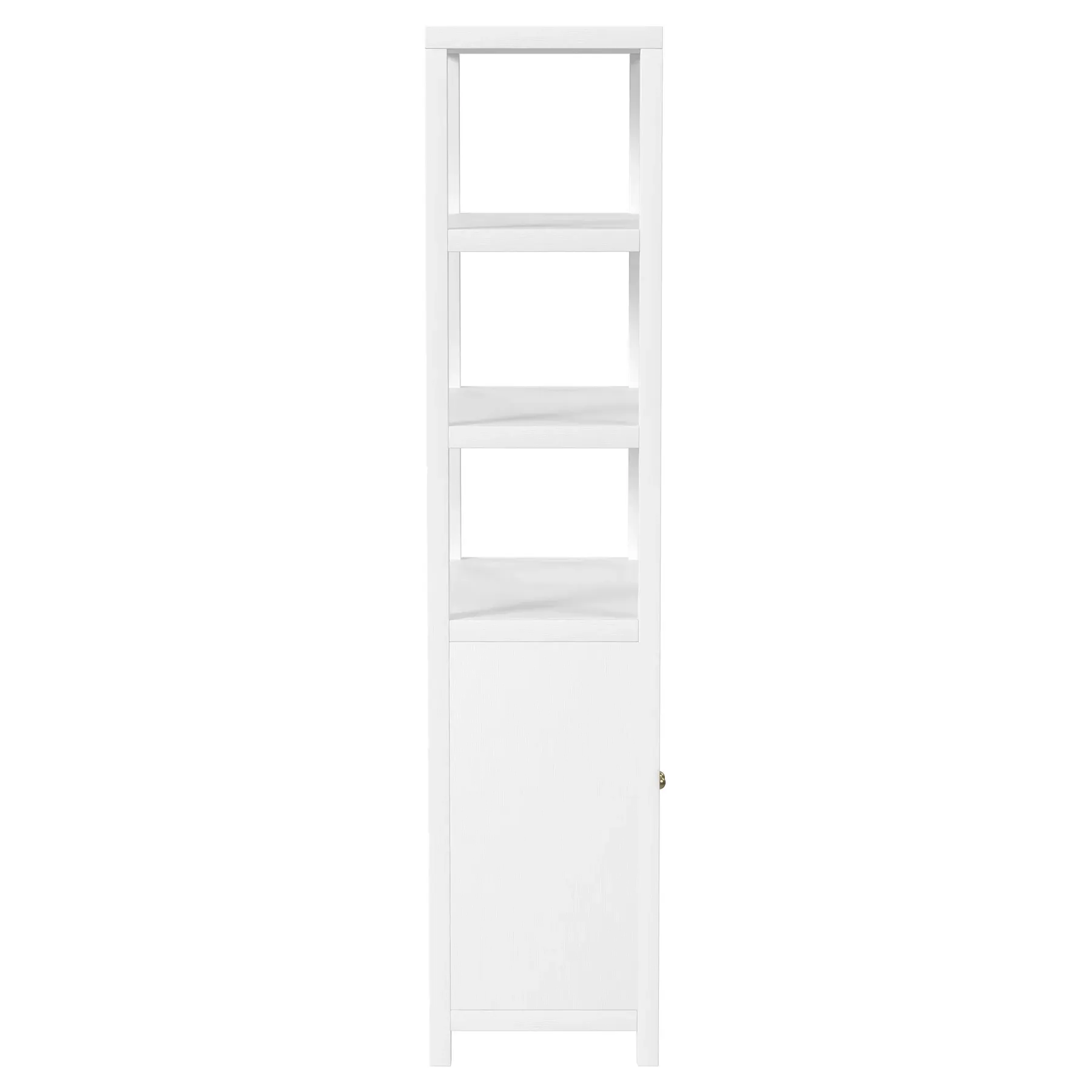 Shay Wood Bookcase - White