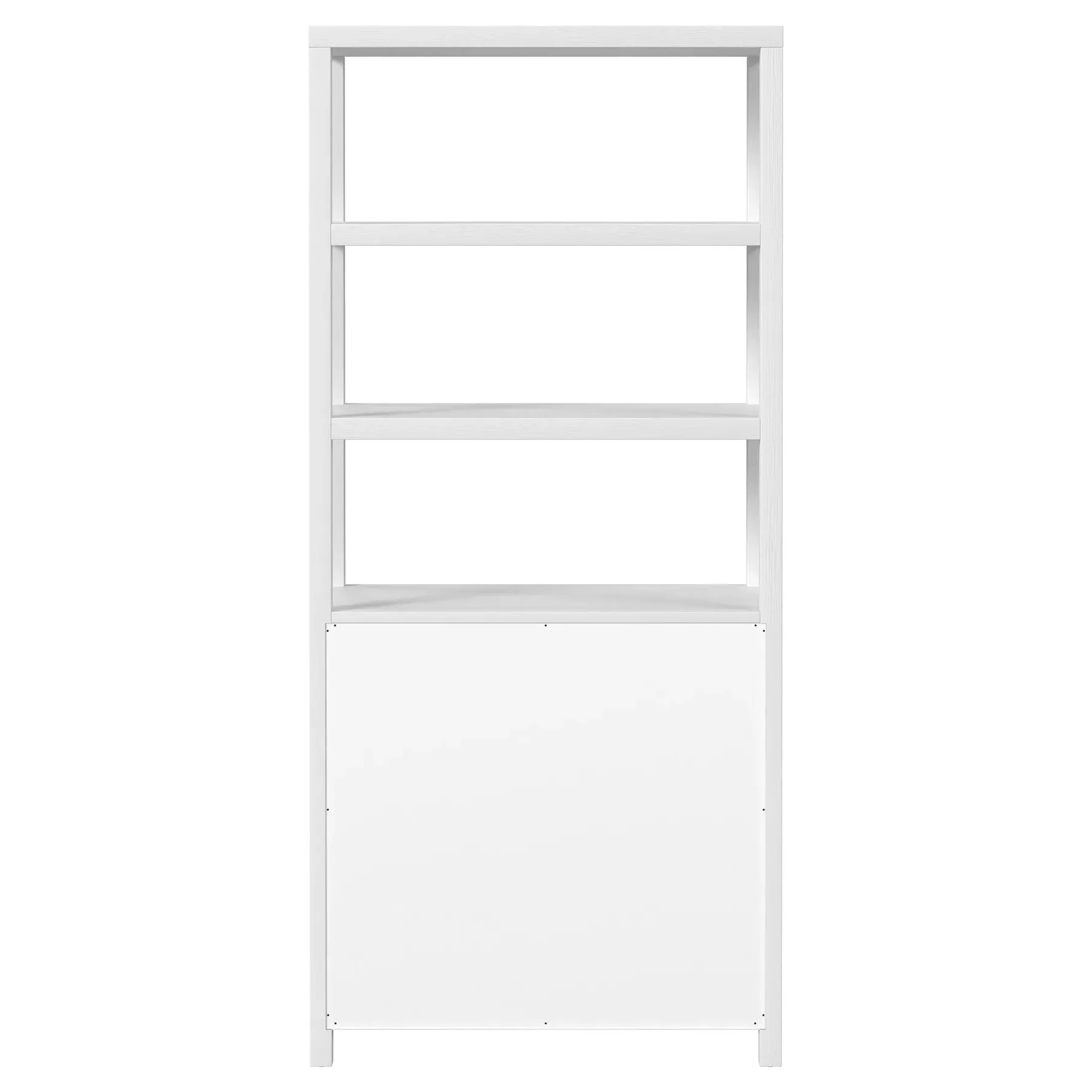 Shay Wood Bookcase - White