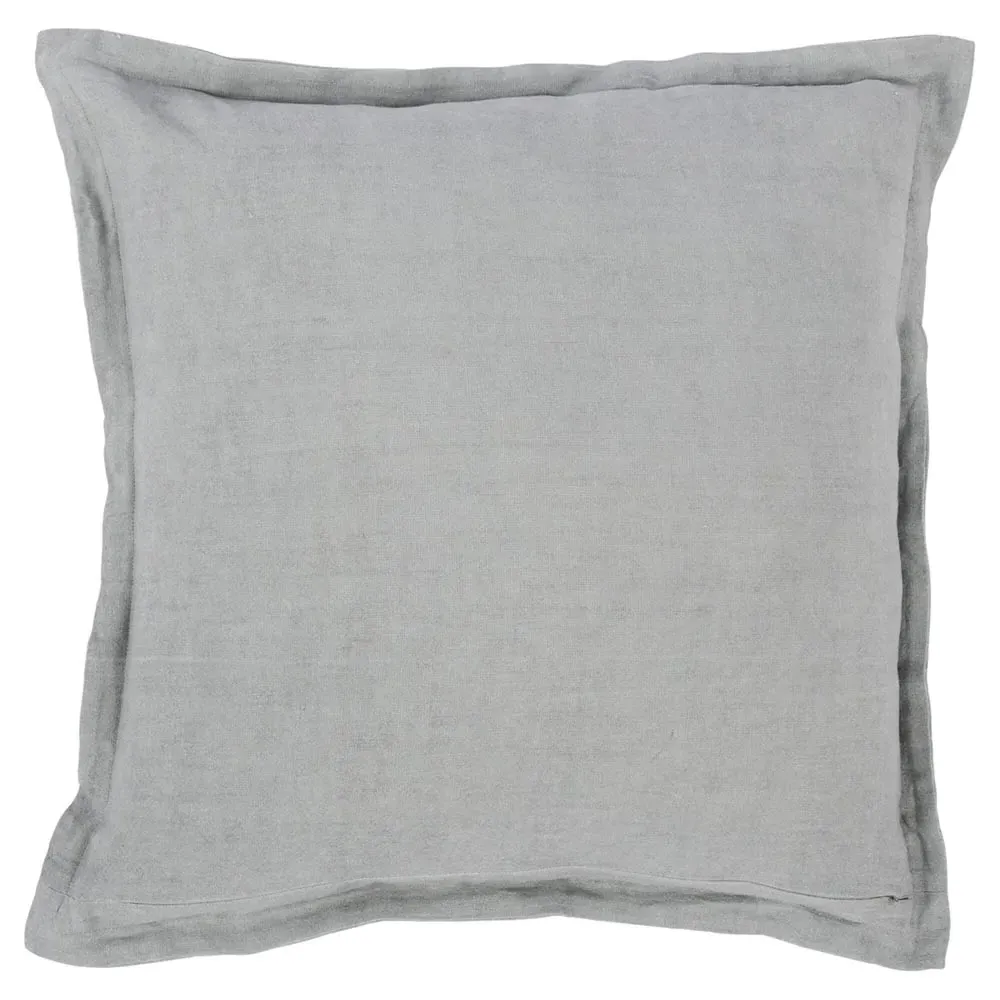 Shea Throw Pillow - Grey, Linen