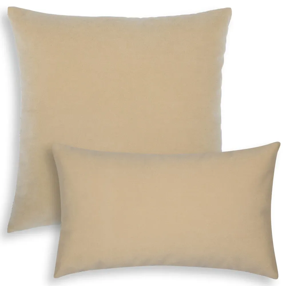 Sheena Square Throw Pillow Indoor Outdoor - Honey Gold, Polyester