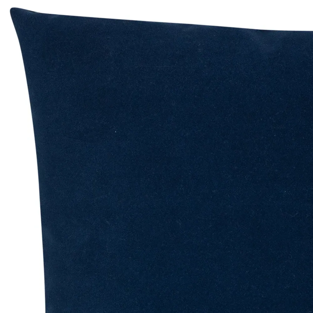 Sheena Throw Pillow Indoor Outdoor - Midnight Blue, Polyester