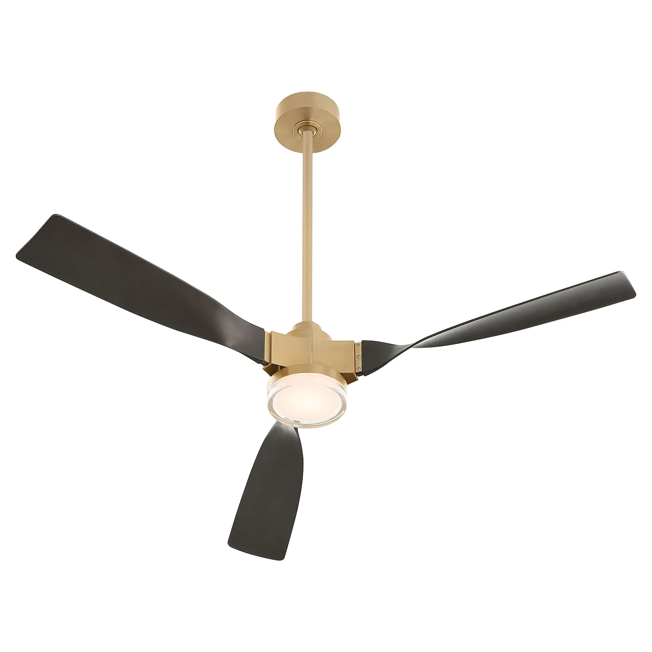 Shelby LED Ceiling Fan - Brown, Iron