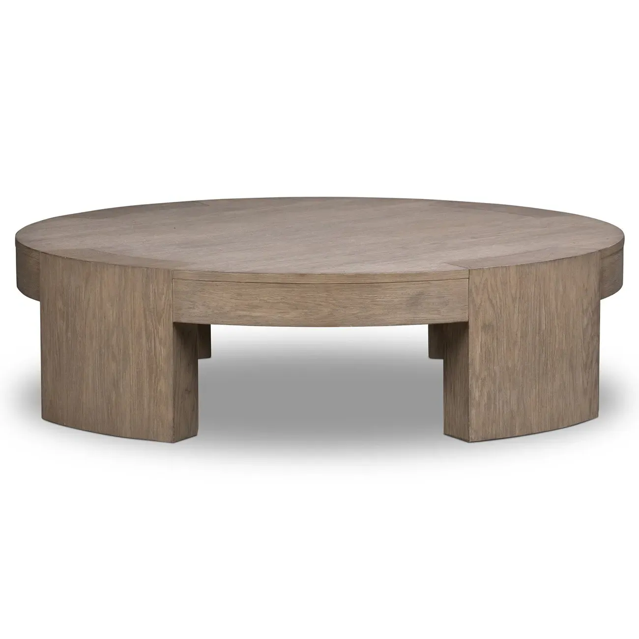 Shelby Round Coffee Table - Natural, Oak