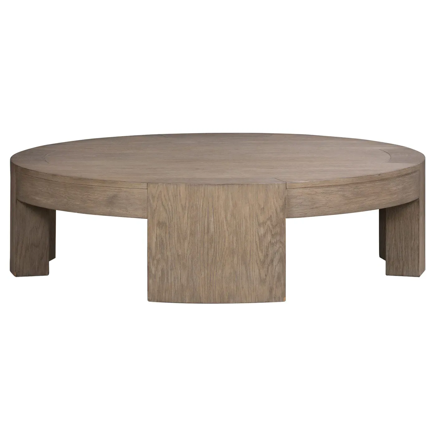 Shelby Round Coffee Table - Natural, Oak