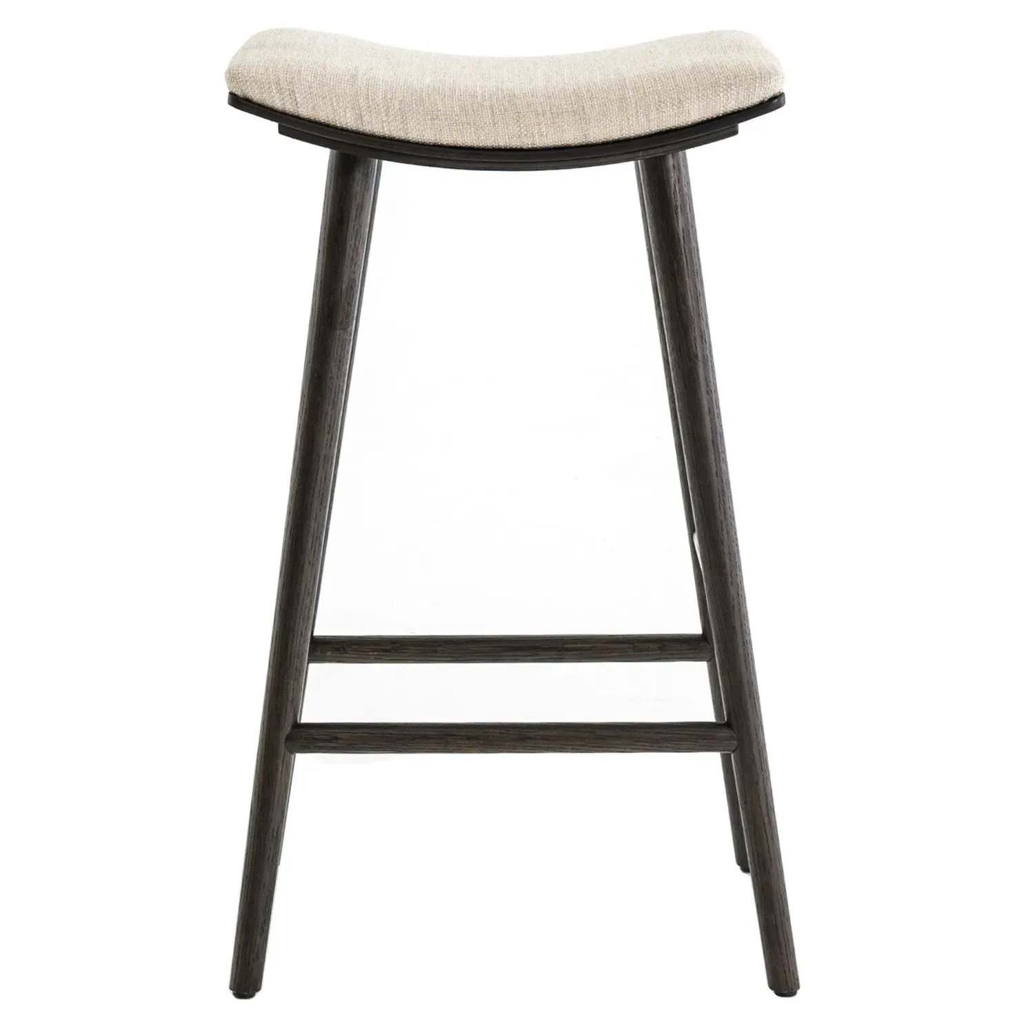 Shiela Bar Stool - Beige, Parawood