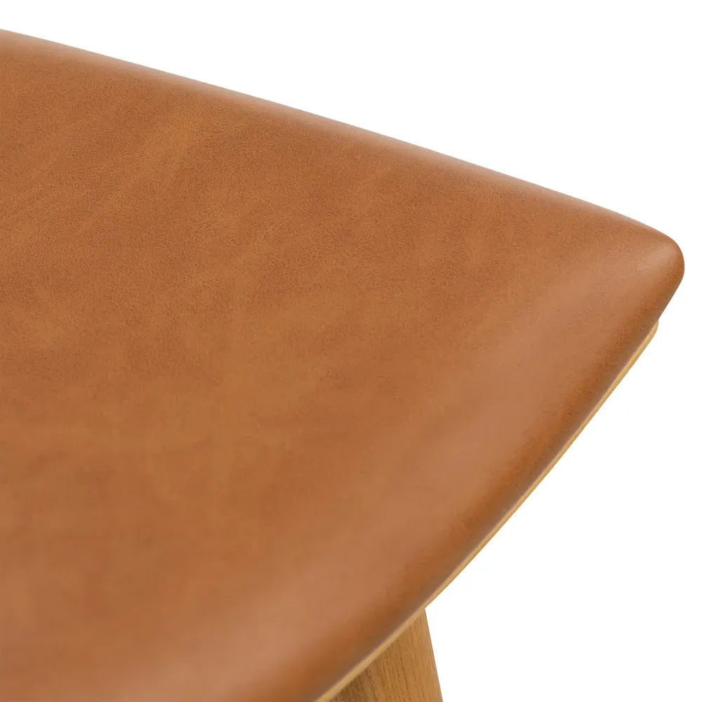 Shiela Bar Stool - Brown, Wood