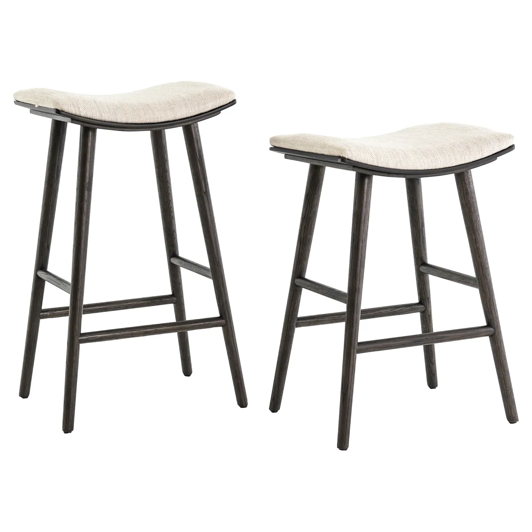 Shiela Counter Stool - Beige, Ash Wood