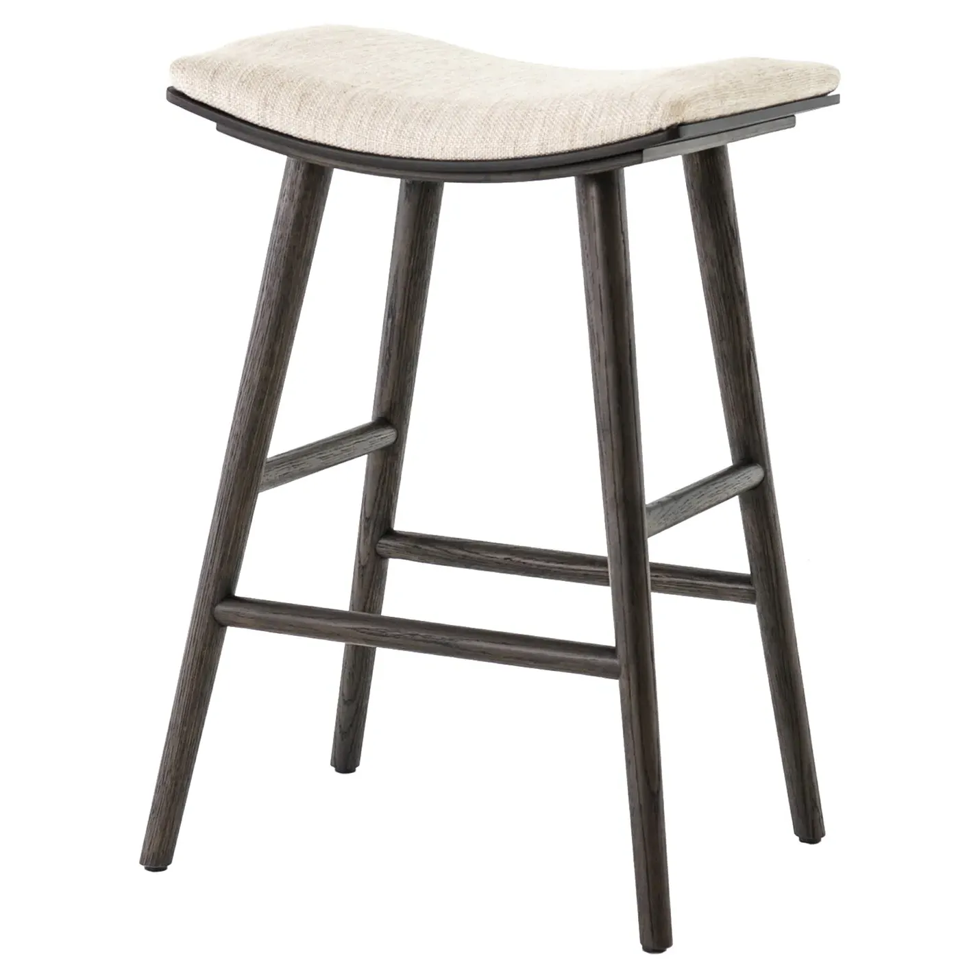 Shiela Counter Stool - Beige, Ash Wood image