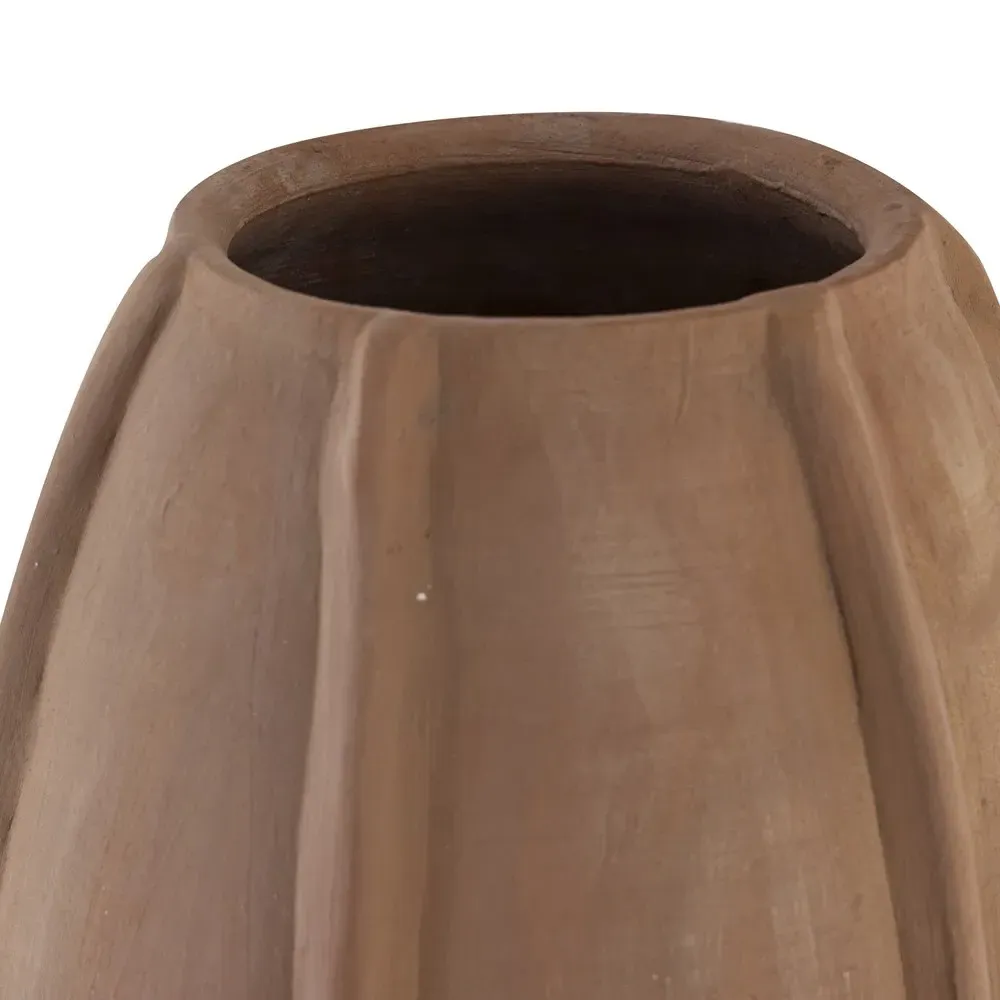 Shiloh Amphora Table Vase - Brown, Terracotta