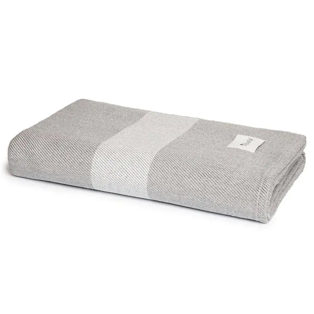 Shiloh Handwoven Throw Blanket - Grey, Acrylic