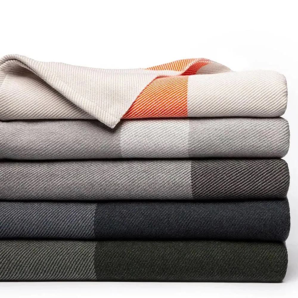 Shiloh Handwoven Throw Blanket - Grey, Acrylic