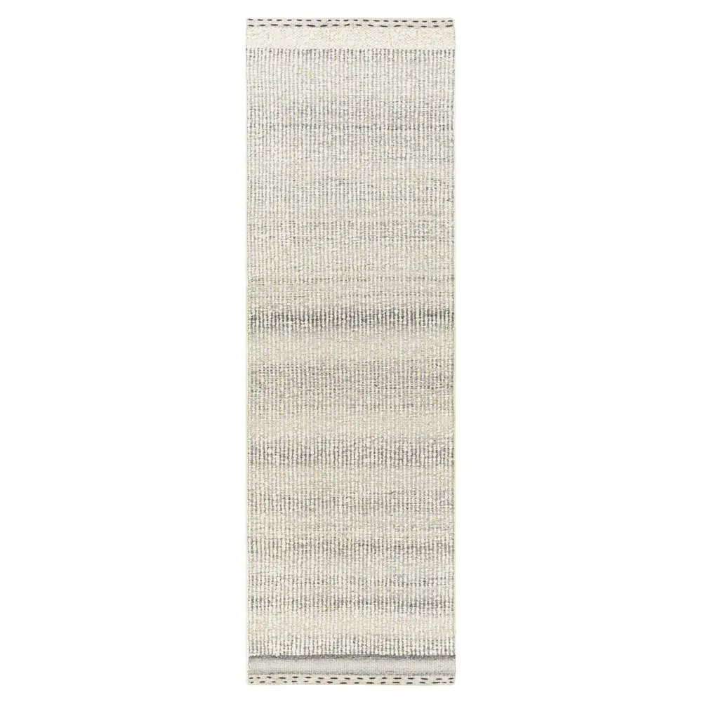 Shiloh Striated Rug - Grey, Wool