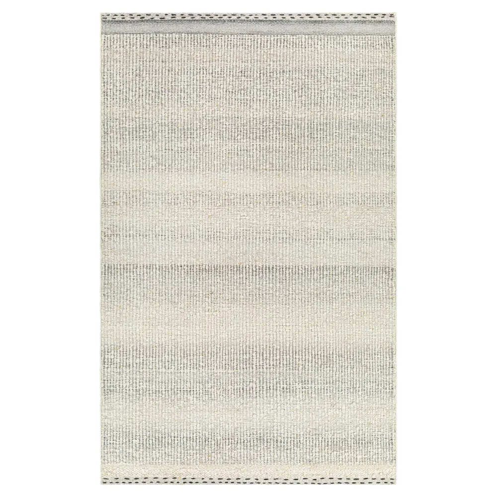 Shiloh Striated Rug - Grey, Wool