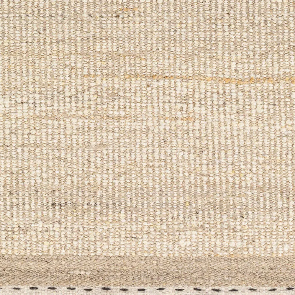 Shiloh Striated Rug Sample - Beige, Wool