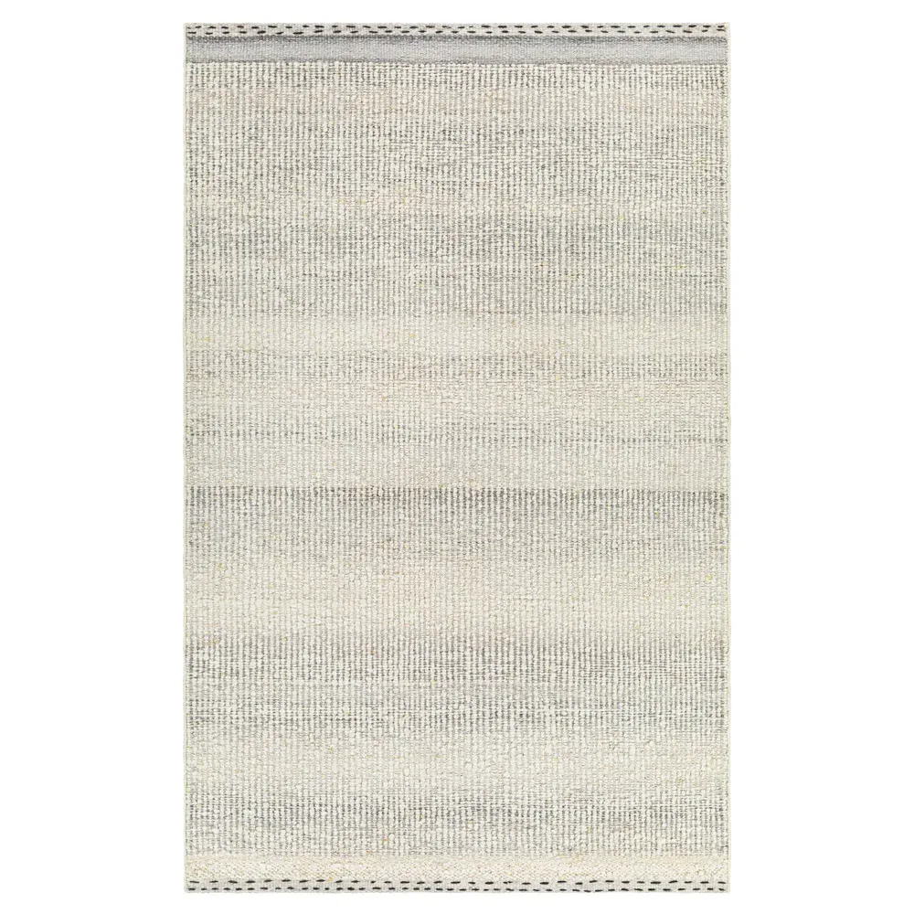 Shiloh Striated Rug Sample - Grey, Wool image