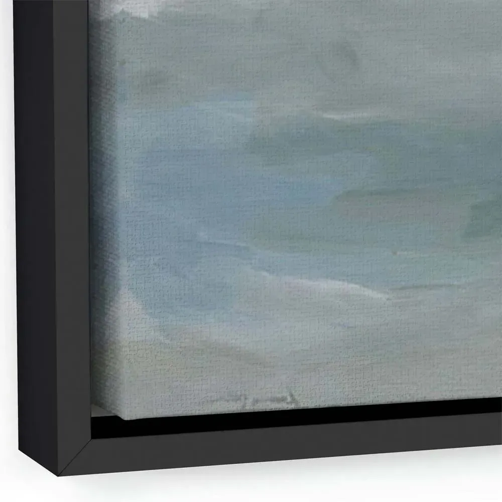 Shoreline Wall Art - Black, Canvas