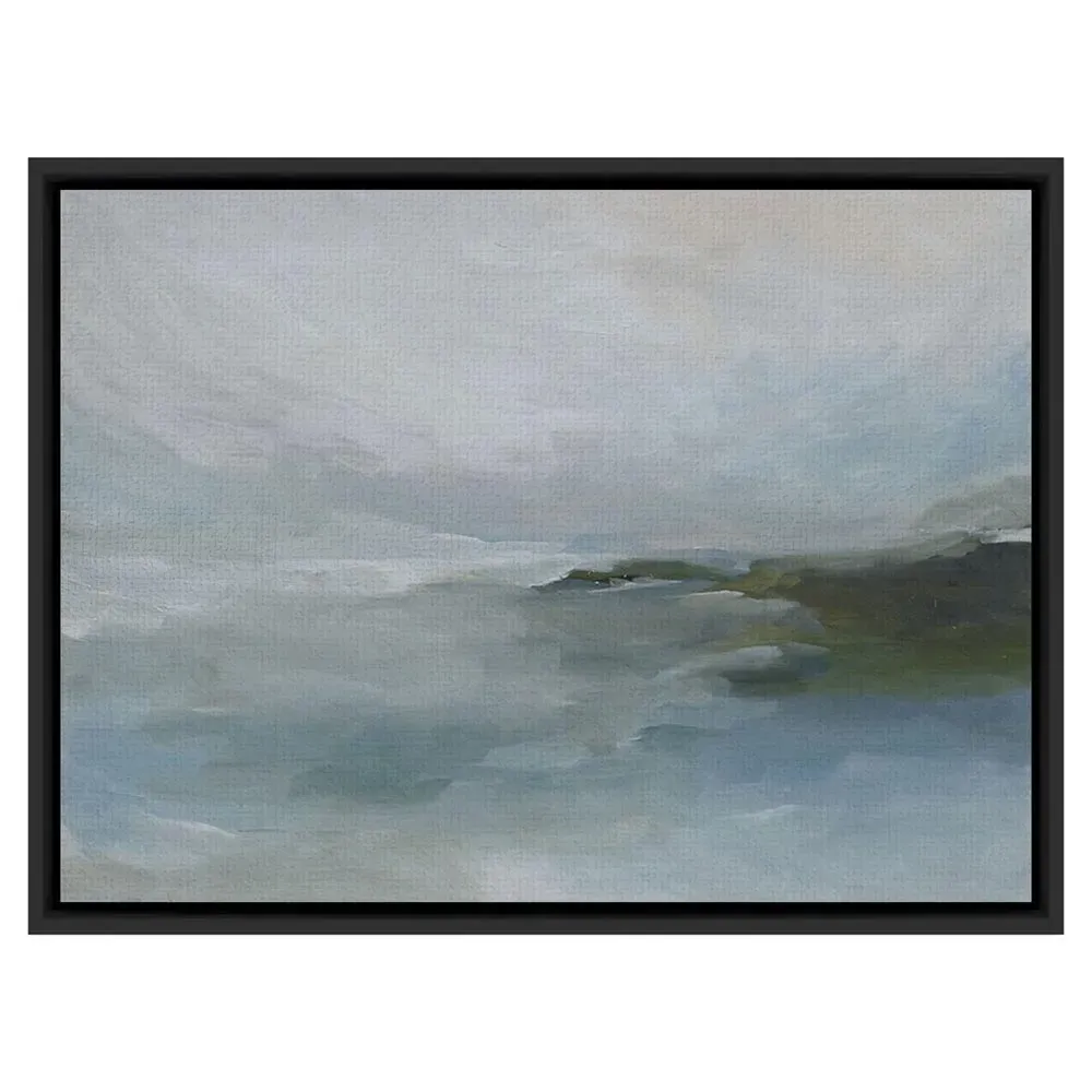 Shoreline Wall Art - Black, Canvas image