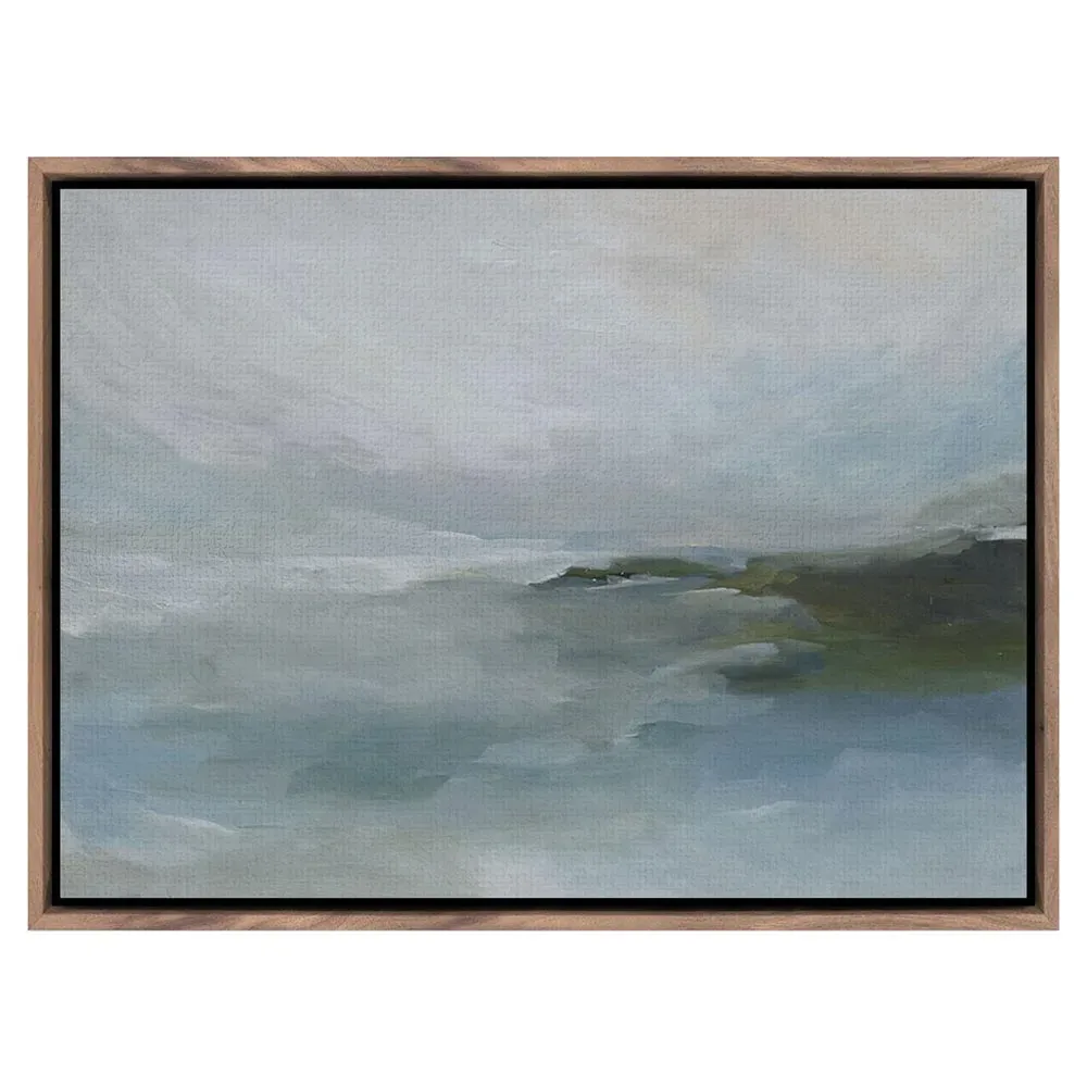 Shoreline Wall Art - Brown, Canvas