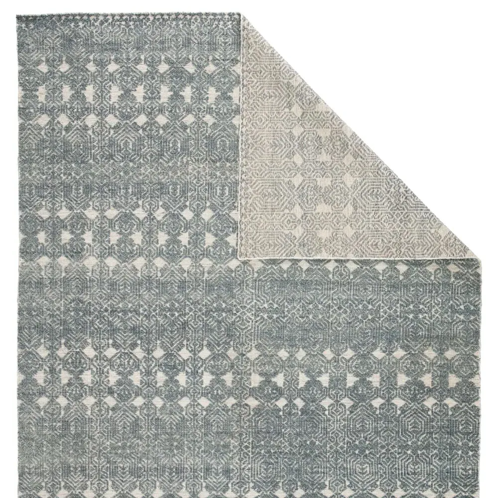 Sia Abelle Runner Rug - Teal, Wool