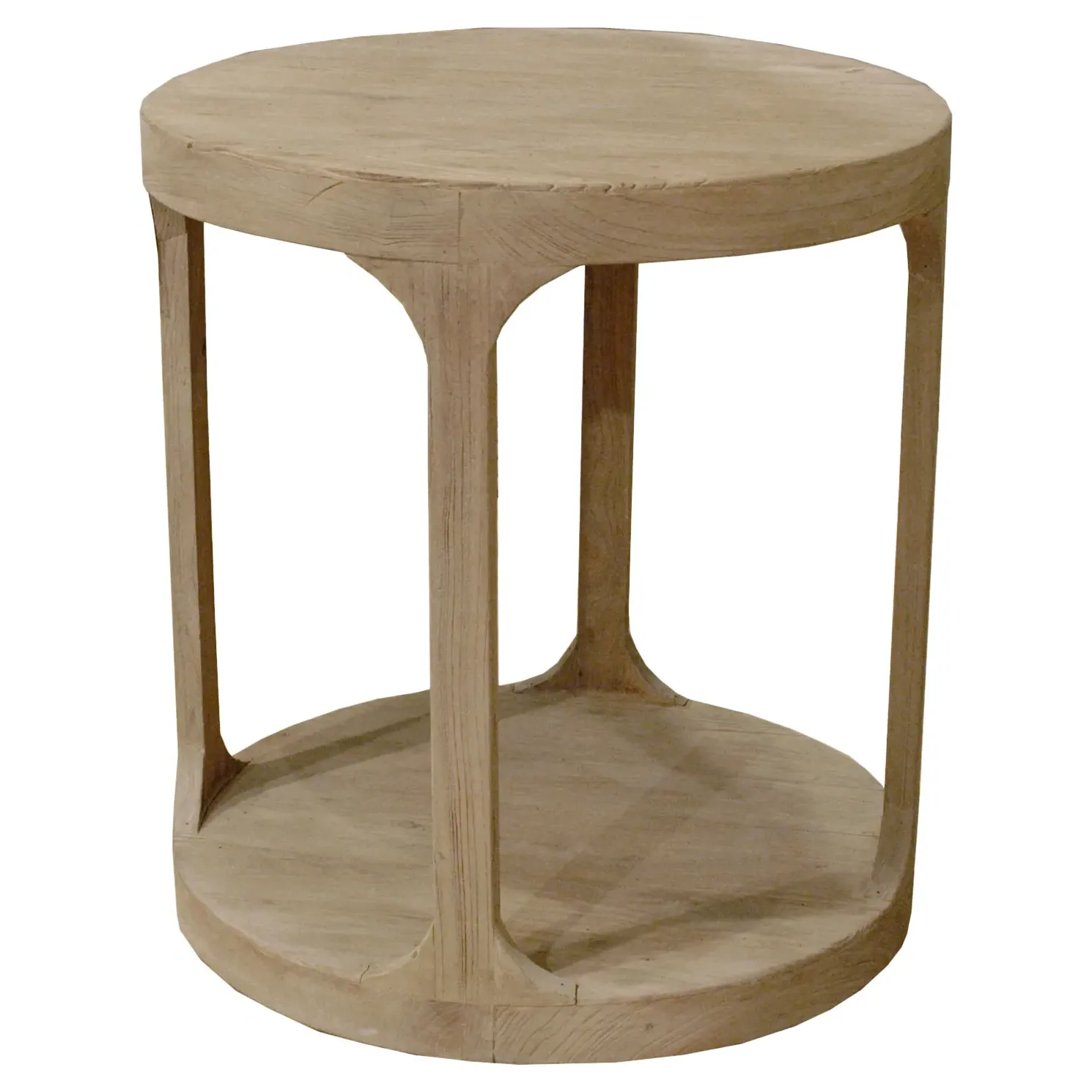 Sian Round Side Table - Brown, Wood image