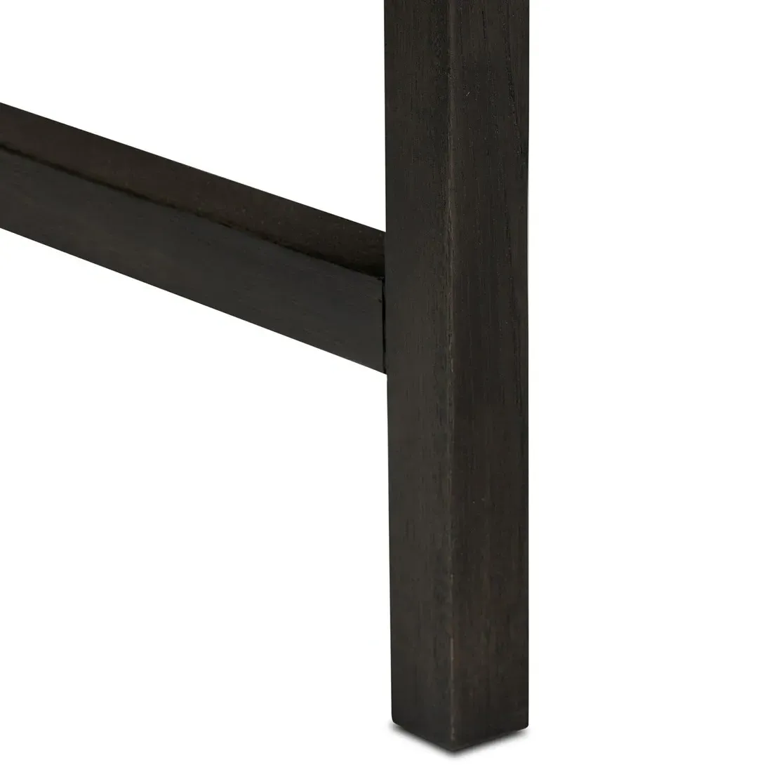 Sianna Executive Desk - Smoked Black, Oak