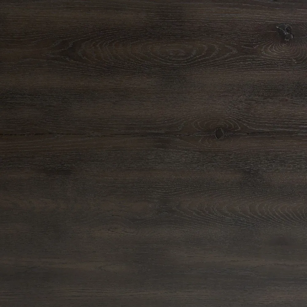 Sianna Executive Desk - Smoked Black, Oak